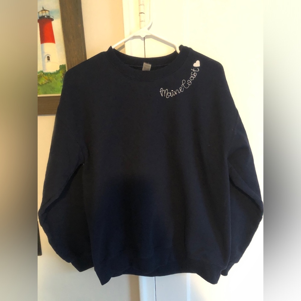 Navy Blue Maine sweatshirt